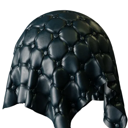 Dark Blue Leather