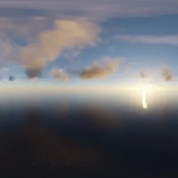 Golden Sunset Ocean