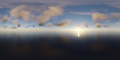 Golden Sunset Ocean