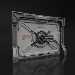 Lockdown zone blast door