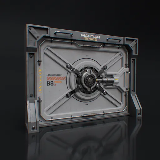 Lockdown zone blast door