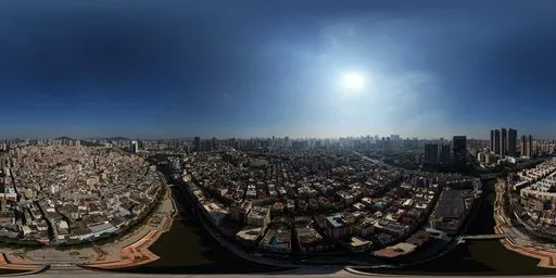 Daytime Sunshine City HDR