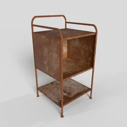 Vintage Hospital Bedside Cabinet