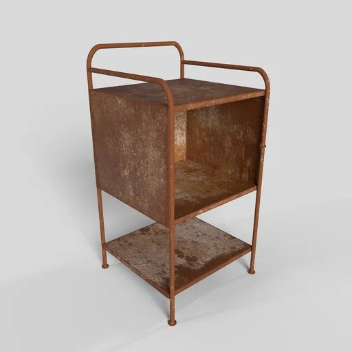 Vintage Hospital Bedside Cabinet