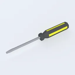 Low Poly Screwdriver