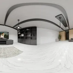 Modern Living Room Interior Lighting