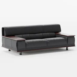 Vivente Leather Sofa Long