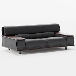 Vivente Leather Sofa Long