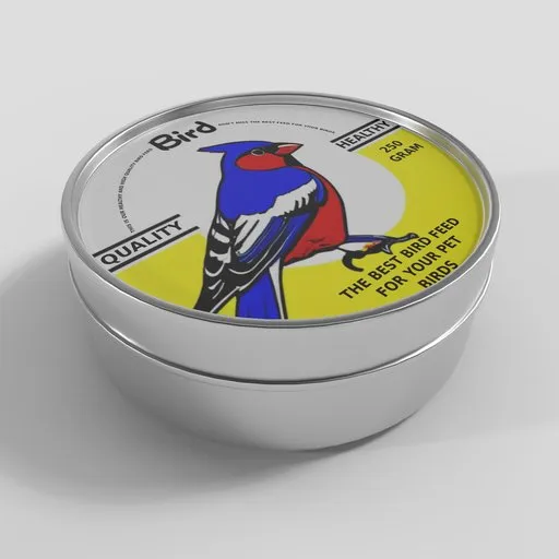 Bird Feed Tin Can