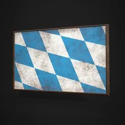 Bavaria Flag Picture Frame