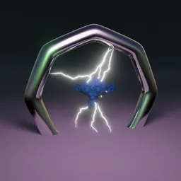 Procedural Lightning Arcs Geometry Nodes