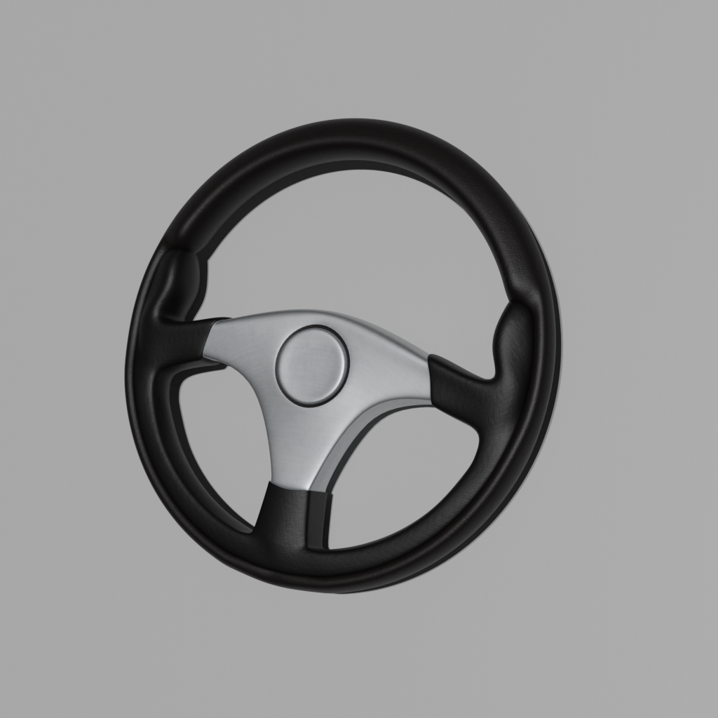 BlenderKit Download the Steering Wheel model