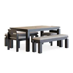 Walker Outdoor Dining Table Set