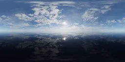 Clouds Sunny Day Landscape