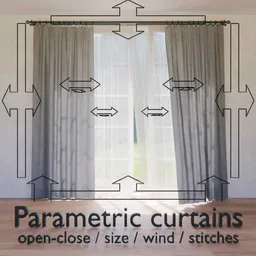 Curtain Parametric READ DESCRIPTION