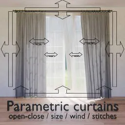 Curtain Parametric READ DESCRIPTION