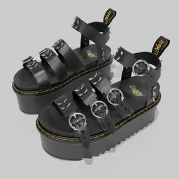 Dr. Martens piercing platform sandals