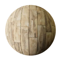 Natural floor wood planks