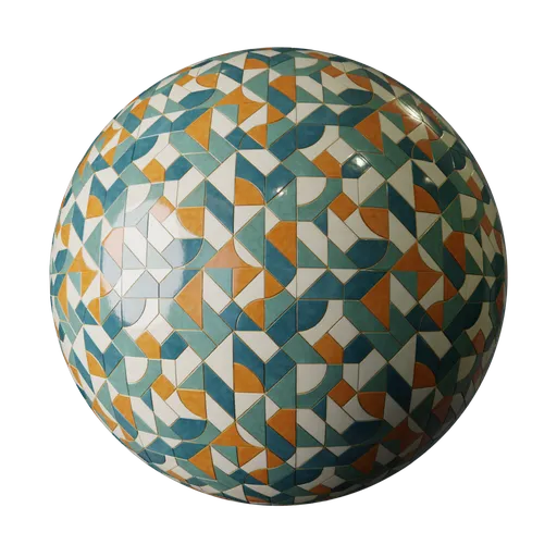 Glazed Geometric Ceramic Tiles
