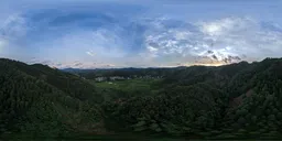 Cloudy in the morning, sunrise