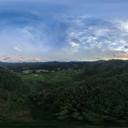 Cloudy in the morning, sunrise