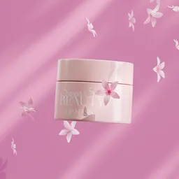 Skincare Product Display Scene