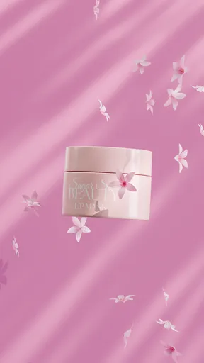 Skincare Product Display Scene