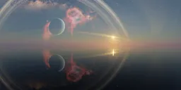Sci-fi Pure Sky Planet Sunset