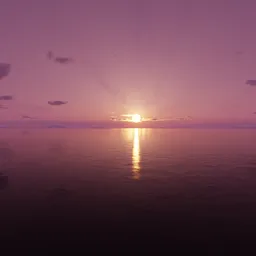 Large Sun Pink Sunset