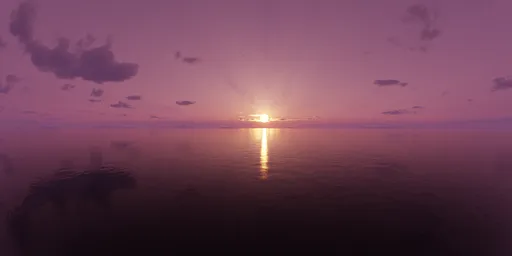 Large Sun Pink Sunset