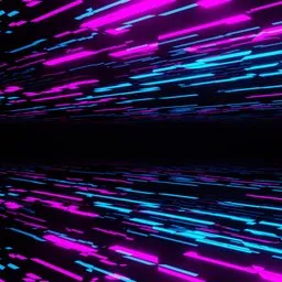 Vibrant Abstract motion graphics loop