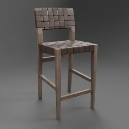 Restoration Hardware Vero Leather Stool