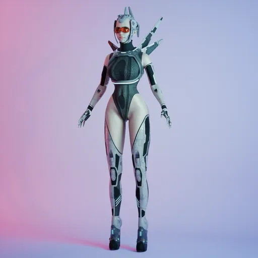 Sci-Fi Cyber Girl