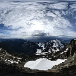 Mountain Peak Landscape Clouds