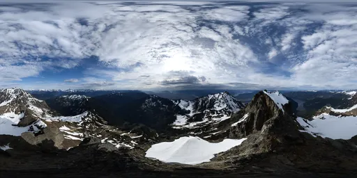 Mountain Peak Landscape Clouds