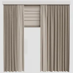 GD Roman and Cotton Curtain