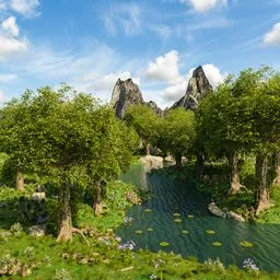 Realistic Forest Environment