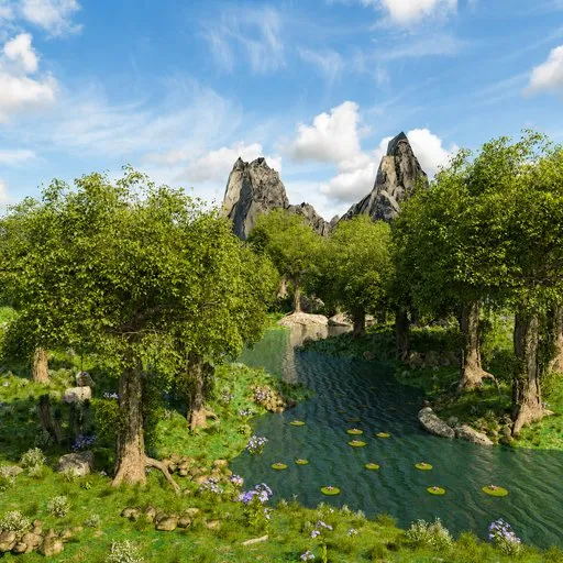 Realistic Forest Environment