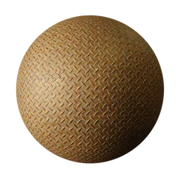 Diamond rusted metal