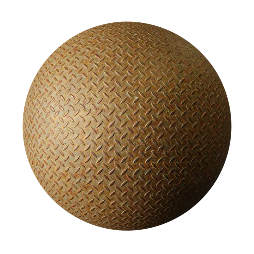 Diamond rusted metal