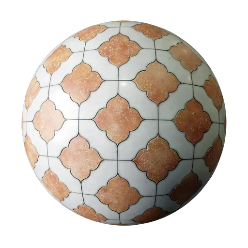 Terrazo and White Tiles