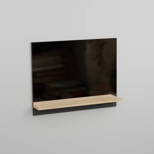 Wall mirror with shelf Bristol