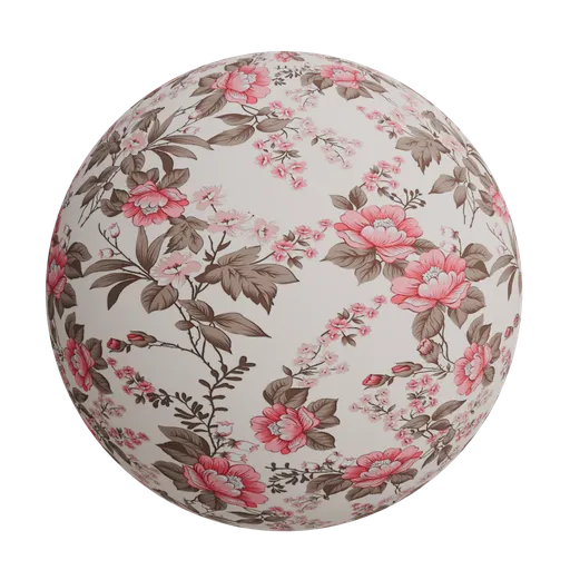 Vibrant floral blossoms wallpaper