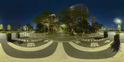 Zebra crossing at night