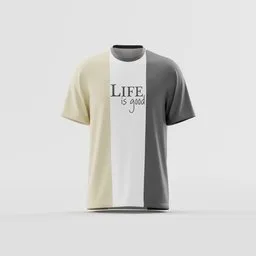 Life is good T-Shirt Mockup