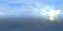 Good weather above the sea