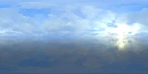 Good weather above the sea