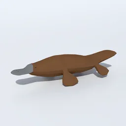 Low Poly Platypus