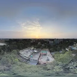 Suburban Sunset HDRI