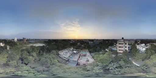Suburban Sunset HDRI